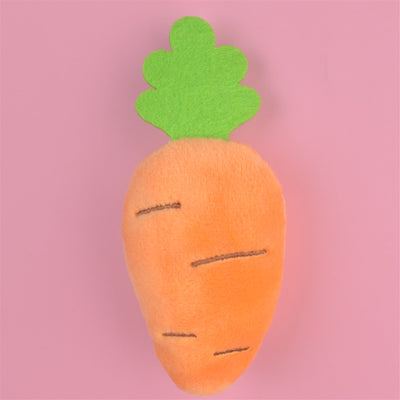 Plushie Fruit and Vegetable Refrigerator Magnet, 10 Foods, 2-3" | 5-8 cm plush toy – – 10cm carrot – Image 20 | Plushie Produce