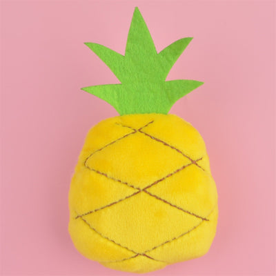 Plushie Fruit and Vegetable Refrigerator Magnet, 10 Foods, 2-3" | 5-8 cm plush toy – – 10cm Pineapple – Image 19 | Plushie Produce