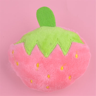 Plushie Fruit and Vegetable Refrigerator Magnet, 10 Foods, 2-3" | 5-8 cm plush toy – – 6cm Strawberries – Image 15 | Plushie Produce