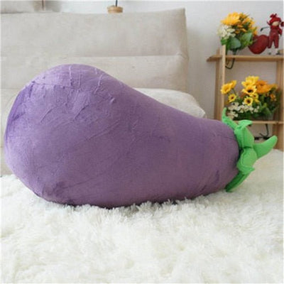 Plushie Giant Lifelike Eggplant, 28-39" | 70-100 cm plush toy – – – Image 3 | Plushie Produce