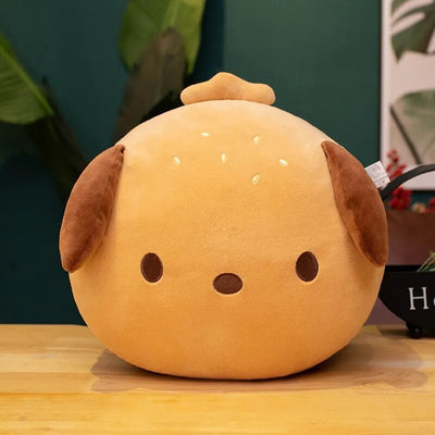 Plushie Hamburger Dog, 13-16" | 33-40 cm plush toy – – Large – Image 2 | Plushie Produce