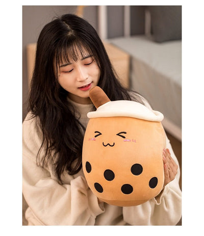 Plushie Jumbo Brown Sugar Bubble Tea, 10-28" | 25-70 cm plush toy – – – Image 4 | Plushie Produce