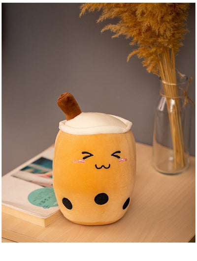 Plushie Jumbo Brown Sugar Bubble Tea, 10-28" | 25-70 cm plush toy – – – Image 6 | Plushie Produce