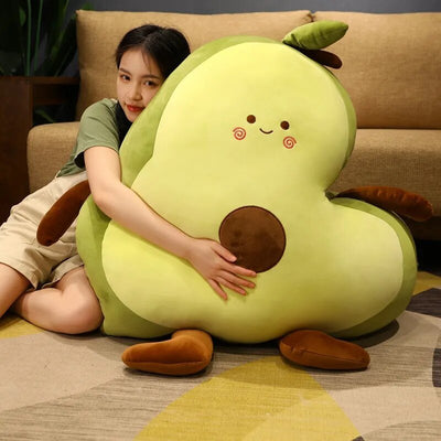 Plushie Jumbo Cartoon Avocado, 18-39" | 45-100 cm plush toy – – 1.5 ft/45cm – Image 1 | Plushie Produce
