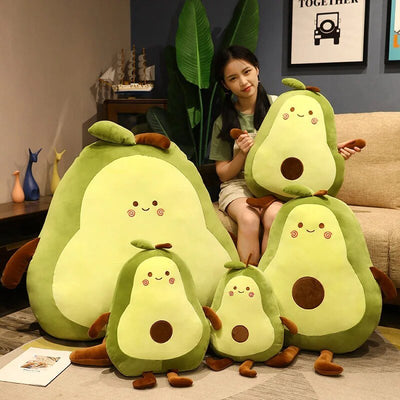 Plushie Jumbo Cartoon Avocado, 18-39" | 45-100 cm plush toy – – – Image 3 | Plushie Produce