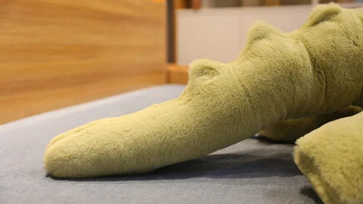 Plushie Jumbo Cartoon Cross-Eyed Crocodile, 4 colors, 3-4.9' | 90-150 cm plush toy – – – Image 12 | Plushie Produce