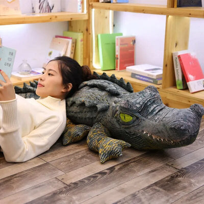 Plushie Jumbo Lifelike Crocodile, Two Styles, 2-5.2' | 60-160 cm plush toy – – – Image 7 | Plushie Produce