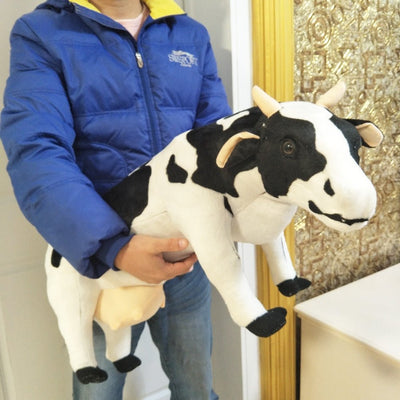 Plushie Jumbo Lifelike Dairy Cow, 3' | 70 cm plush toy – – – Image 7 | Plushie Produce