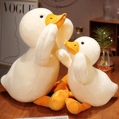 Plushie Jumbo White Duck, 2-3.3' | 60-100 cm plush toy – – – Image 5 | Plushie Produce