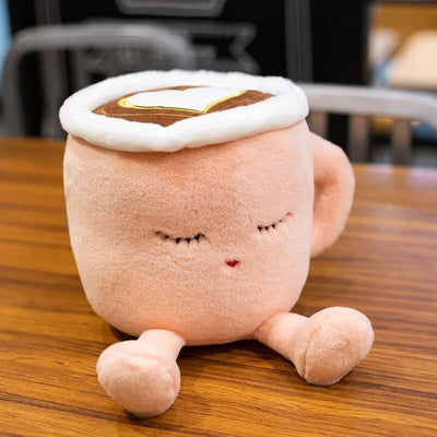 Plushie Latte Art Cartoon Coffee Cup, 8-12" | 20-30 cm plush toy – – – Image 6 | Plushie Produce