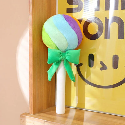 Plushie Lollipops with Bow, Four Colors, 17-23" | 43-58 cm plush toy – – Green – Image 5 | Plushie Produce