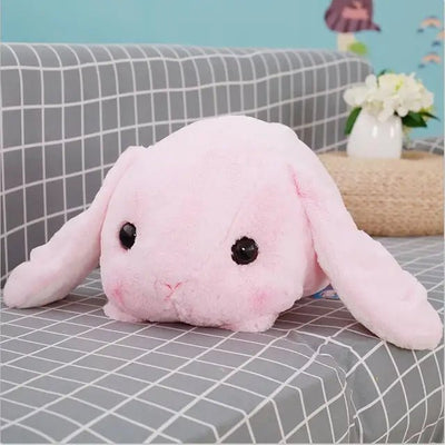 Plushie Long-eared Rabbit, 16" | 40 cm plush toy – – pink – Image 4 | Plushie Produce