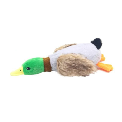 Plushie Mallard Duck Dog Squeaky Chew Toy, 12-14" | 30-34 cm plush toy – – Foot – Image 7 | Plushie Produce