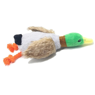 Plushie Mallard Duck Dog Squeaky Chew Toy, 12-14" | 30-34 cm plush toy – – Rope – Image 4 | Plushie Produce