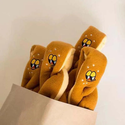 Plushie Pretzel Stick Dog Sniffing Toy, 10" | 25 cm plush toy – – – Image 4 | Plushie Produce