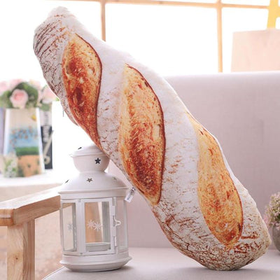 Plushie Realistic Bread Throw Pillow: 14 Varieties, 12-20" | 31-50 cm plush toy – – Cream bread – Image 21 | Plushie Produce