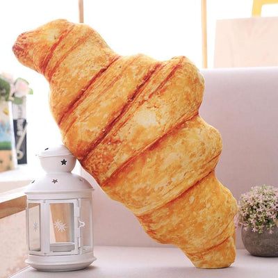 Plushie Realistic Bread Throw Pillow: 14 Varieties, 12-20" | 31-50 cm plush toy – – Croissant – Image 12 | Plushie Produce