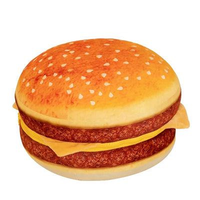 Plushie Realistic Cheeseburger Seat Cushion, 16" | 40 cm plush toy – – – Image 3 | Plushie Produce