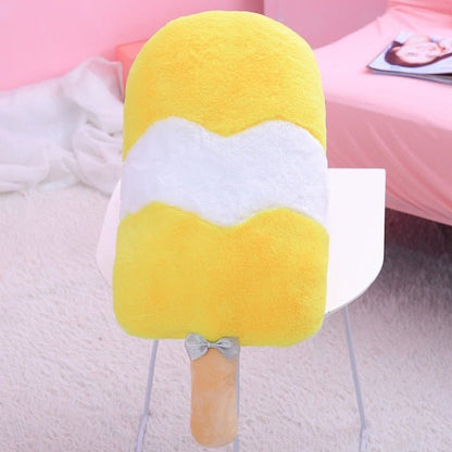 Plushie Realistic Fruit Popsicles, Six Flavors, 22" | 55 cm plush toy – – Yellow – Image 6 | Plushie Produce