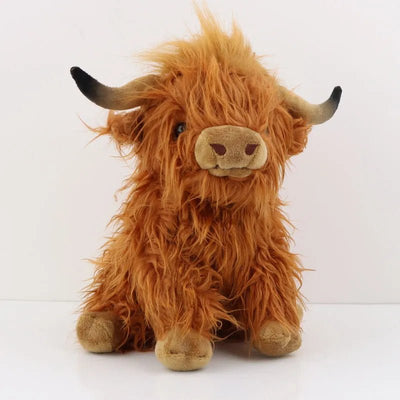 Plushie Realistic Highland Cow, Three Colors, 10" | 25 cm plush toy – – – Image 4 | Plushie Produce