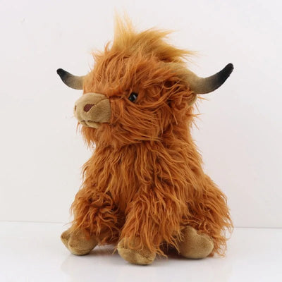 Plushie Realistic Highland Cow, Three Colors, 10" | 25 cm plush toy – – – Image 5 | Plushie Produce