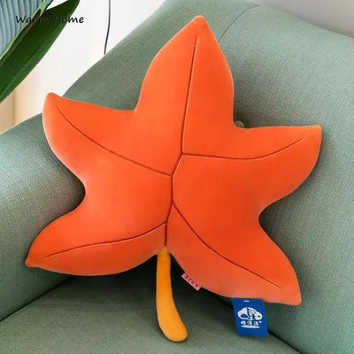 Plushie Realistic Leaf Throw Pillows, Two Styles, 20" | 50 cm plush toy – – Maple leaf – Image 3 | Plushie Produce