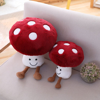 Plushie Red Kawaii Mushroom, 6-18" | 16-45 cm plush toy – – – Image 2 | Plushie Produce