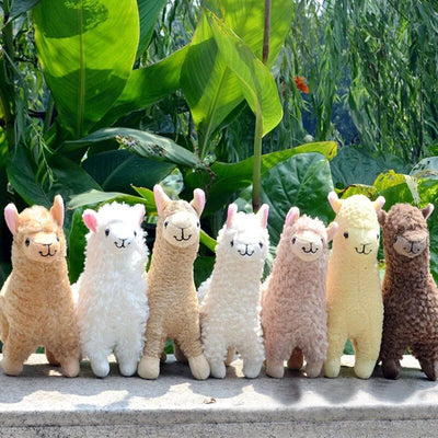 Realistic Alpaca Plushie, Four Styles, 9" | 23 cm plush toy – – – Image 10 | Plushie Produce
