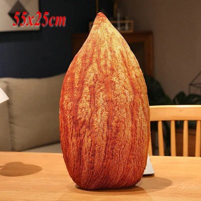 Realistic Food Nut Throw Pillow, 16-22" | 40-55 cm plush toy – – almond – Image 5 | Plushie Produce