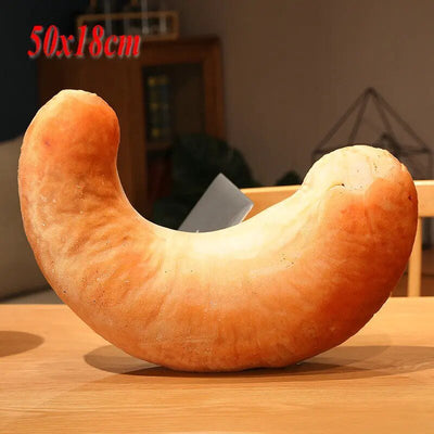 Realistic Food Nut Throw Pillow, 16-22" | 40-55 cm plush toy – – cashew – Image 3 | Plushie Produce