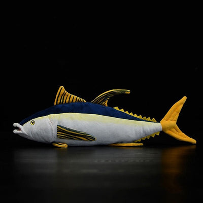 Realistic Yellowfin Tuna Plush Toy, 16" | 40 cm plush toy – – – Image 3 | Plushie Produce