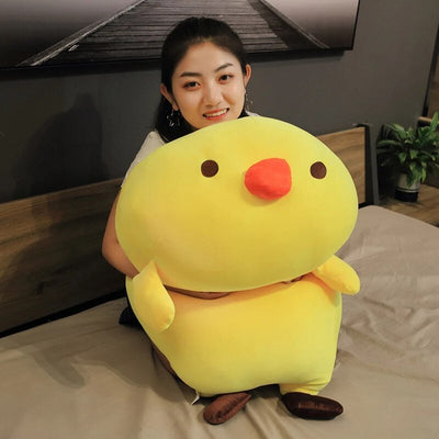 Squishy Chick Pillow Plushie, 10-35" | 25-60 cm plush toy – – – Image 3 | Plushie Produce