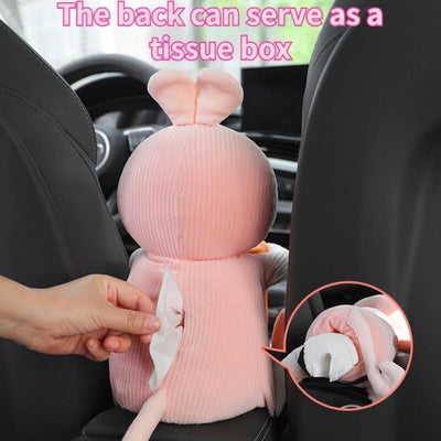 Stuffed Animal Car Tissue Holder/Trash Can, Four Styles, 16" | 40 cm plush toy – – – Image 10 | Plushie Produce