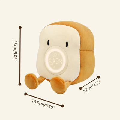 Toasty Time: The Plushie Bread Alarm Clock plush toy – – – Image 6 | Plushie Produce