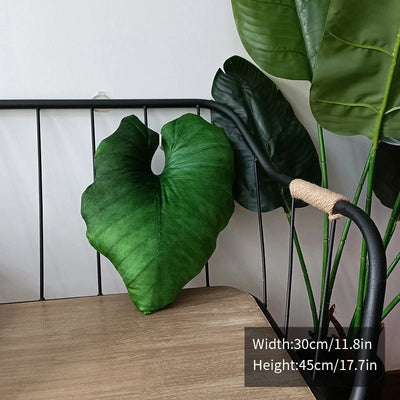 Tropical Leaf Plushie Throw Pillow, 22 Styles plush toy – – S1 Plant Pillow – Image 7 | Plushie Produce