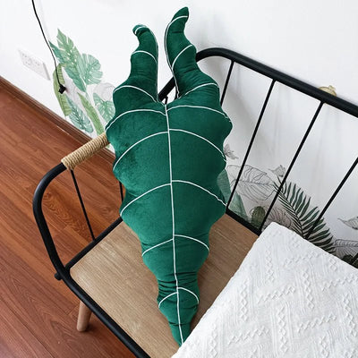 Tropical Leaf Plushie Throw Pillow, 22 Styles plush toy – – S14 Plant Pillow – Image 18 | Plushie Produce