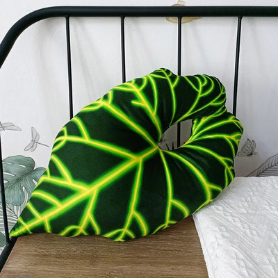 Tropical Leaf Plushie Throw Pillow, 22 Styles plush toy – – S17 Plant Pillow – Image 19 | Plushie Produce