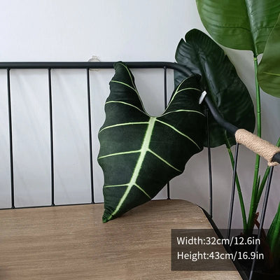 Tropical Leaf Plushie Throw Pillow, 22 Styles plush toy – – S2 Plant Pillow – Image 26 | Plushie Produce