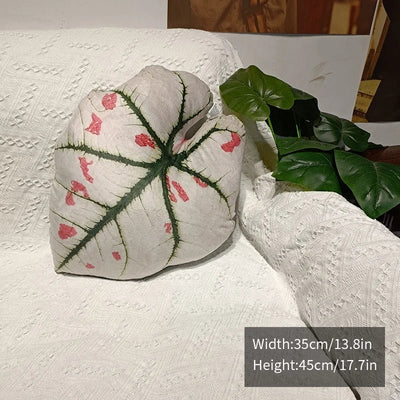 Tropical Leaf Plushie Throw Pillow, 22 Styles plush toy – – S4 Plant Pillow – Image 34 | Plushie Produce