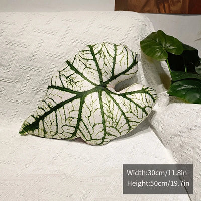 Tropical Leaf Plushie Throw Pillow, 22 Styles plush toy – – S8 Plant Pillow – Image 8 | Plushie Produce